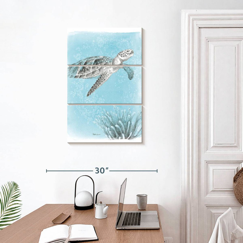 Brampt Coastal Sea Life I, H 32 po x l 20 po