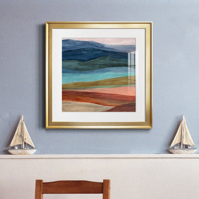 Desert Desert Layers - Peinture encadrée