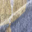 Tapis rectangulaire en laine noué à la main jaune / gris / brun-94399250