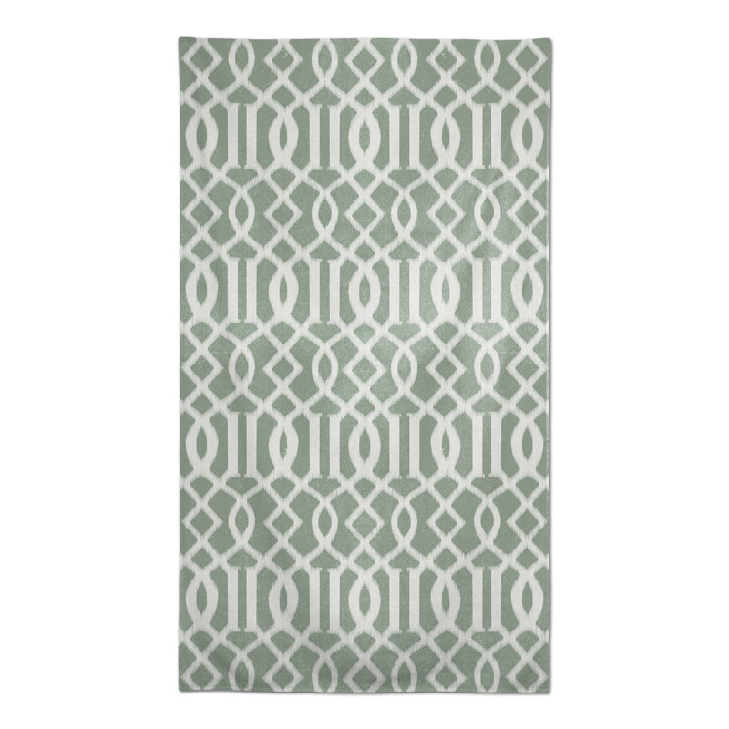 Tessa Geometric Tablecloth, Green