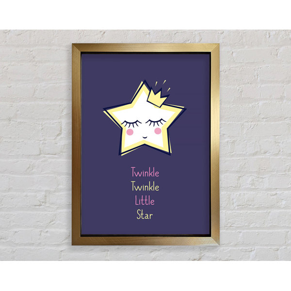 Bright Star Twinkle Twinkle - Single Picture Frame Print | Wayfair.co.uk