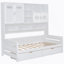 Lit de jour simple en bois avec 2 tiroirs, armoire et tablette tout-en-un, blanc-1677847337-1677847336