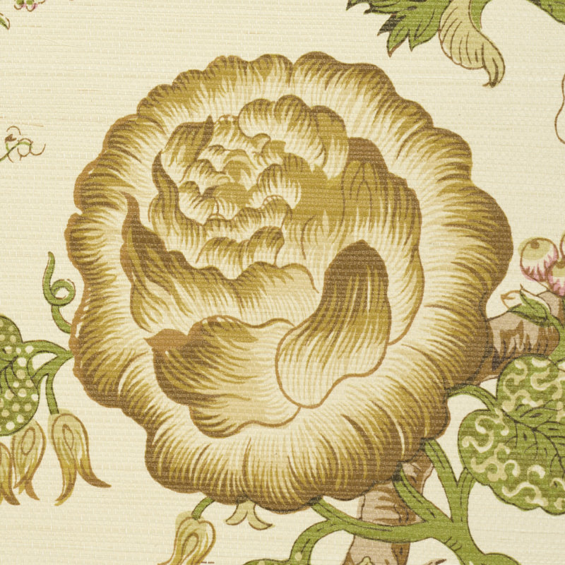 Josephine Sisal Wallpaper, Yellow