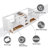 84'' Double Bathroom Vanity Base Only （in White）