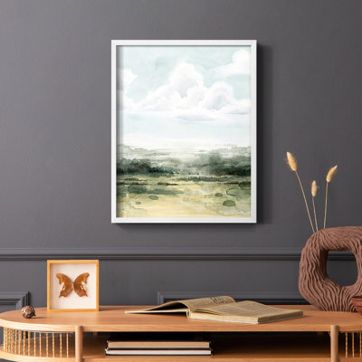 Valley Highlights II Framed Print - Solid Wood