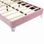 Upholstered Bed Frame With LED Lights