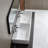 Turner 48'' W Double Basin White Ceramic Rectangular Wall Mount/Vessel Bathroom Sink For Two