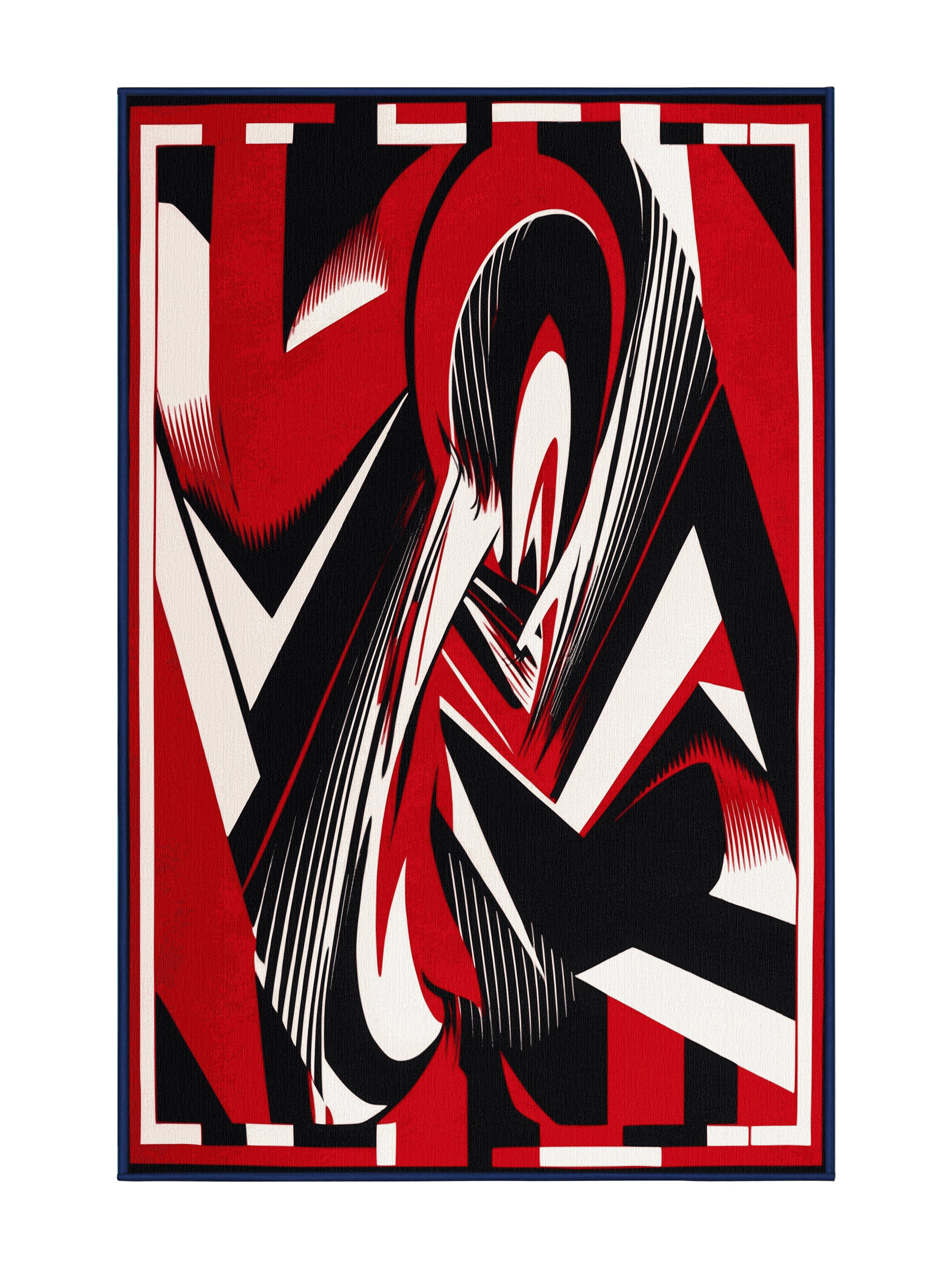 Wrought Studio™ Ruby Reflection Rug | Wayfair