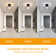 1-Light 7In Crystal Flush Mount Ceiling Light