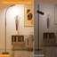 175cm Matte LED Arched Floor Lamp
