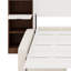 Lit escamotable avec armoire de rangement, tablettes ouvertes, façade de canapé et port USB pour un gain d'espace au sol.-1508674978