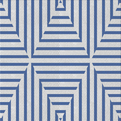 Abstract Blue Area Rug