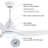 52'' Ceiling Fan with LED Lights-73302809