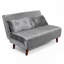 Cramerton 2 Seater Velvet Sofa Bed-1222355458