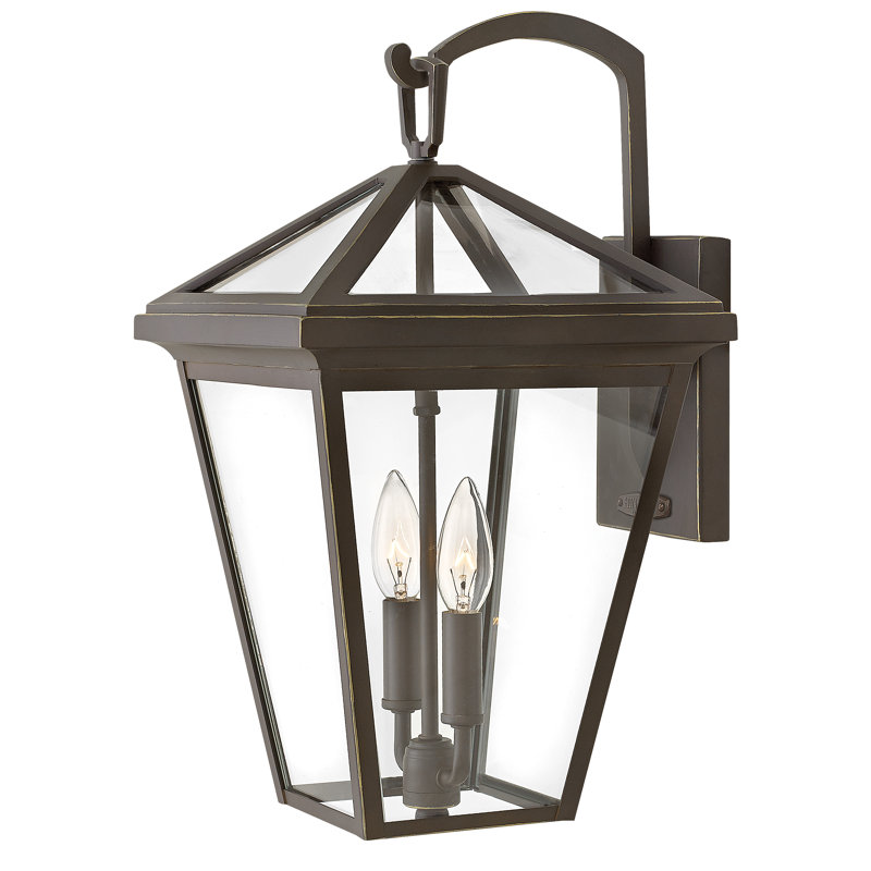 Alford Place 2 - Bulb Outdoor Wall Lantern, Bronze, 17.5" H x 10" W x 11.3" D