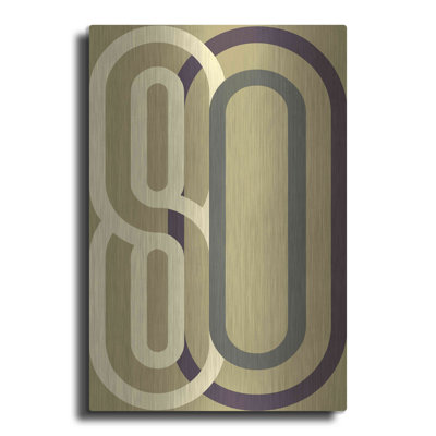 Ivy Bronx 'Numbers 2' by Design Fabrikken, Metal Wall Art