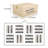 Polished Marble Tile,1 box each pattern 4 pcs