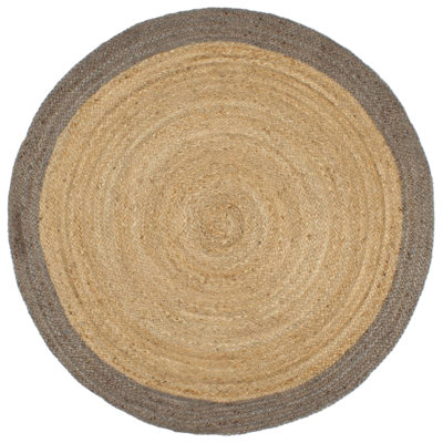 Locklin Hand Braided Brown/Dark Grey Rug