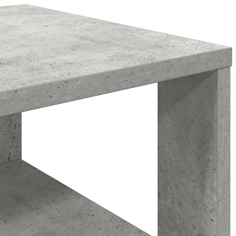 10 Pair Shoe Rack, Concrete Oak