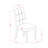 Amelius Upholstered Dining Chairs- Burgundy Polyester Fabric Upholstered Seat and Button Tufted Chair Back - Mahogany Finish, SET OF 2-614006950-614006953