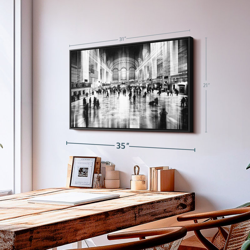«Urban Stretch Grand Central Wall Art», H 21 po x l 31 po