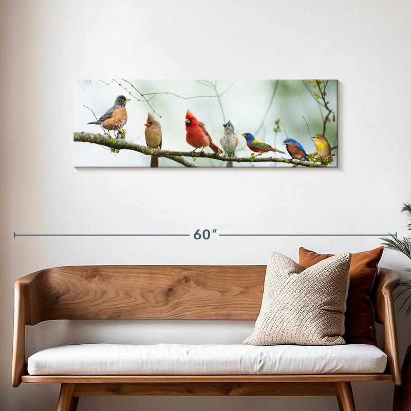 Sur toile, H 45 po x l 15 po x P 1,25 po