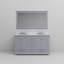 Ensemble de meuble-lavabo double 60 po x P 22 po Dukes, robinet et miroir 58 po-1769584641-1828679131