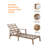 SeeHill Pool Lounge Chair, Aluminum Outdoor Chaise Lounge with Thick Cushion, Outdoor Lounger Pool Furniture with 6-Position Adjustable Backrest, Patio Lounge Chair for Outside, Deck-1740688309