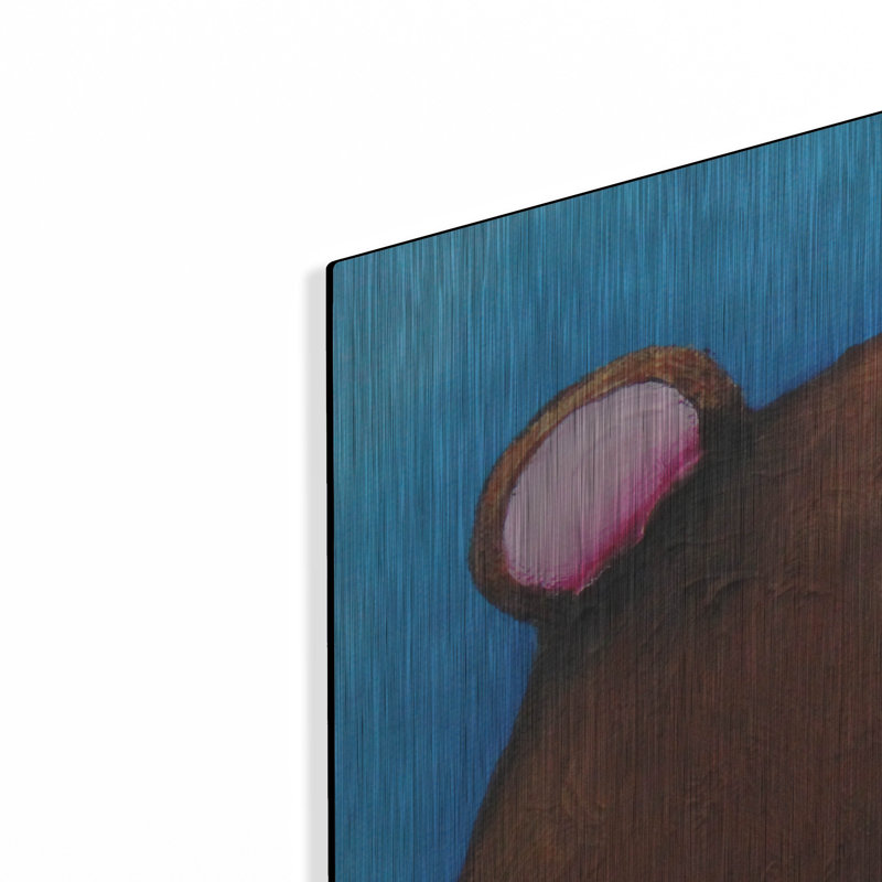 «The Black Bear» par Lucia Stewart, H 36 po x l 36 po