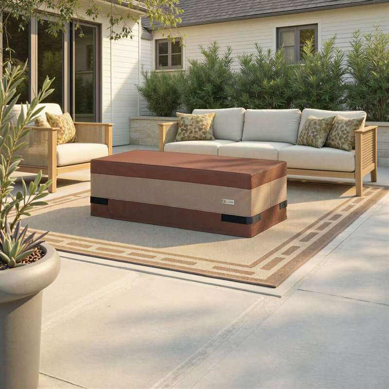 Ultimate Waterproof Outdoor Coffee Table Cover