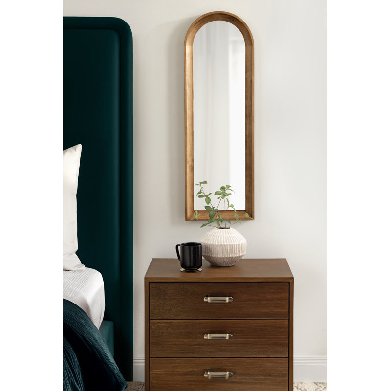 Miroir mural Hatherleigh, Bois brun