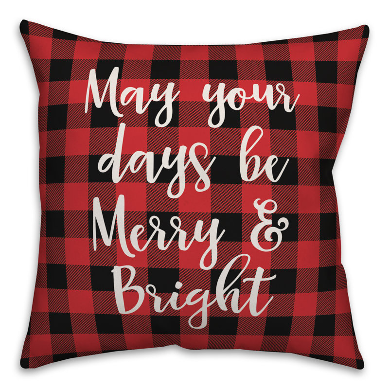  Coussin May May Days Be Merry, Housse de coussin