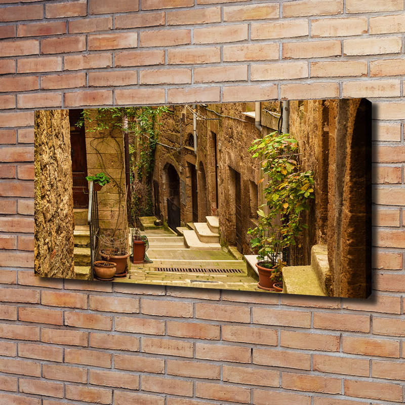 Italian Streets - No Frame Print on Canvas