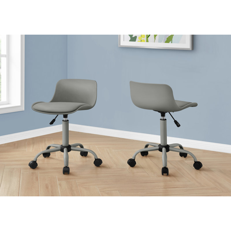 Fauteuil de bureau, hauteur réglable, pivotant, ergonomique, bureau d'ordinateur, bureau, juvénile, contemporain, moderne