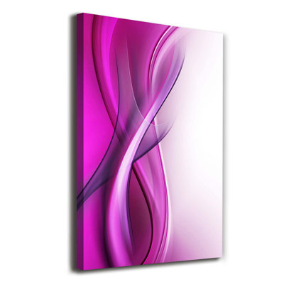 Waves Background - Wrapped Canvas Print