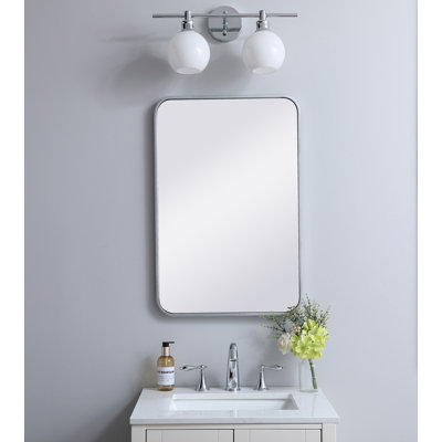 Sabine Metal Rounded Rectangle Wall Mirror