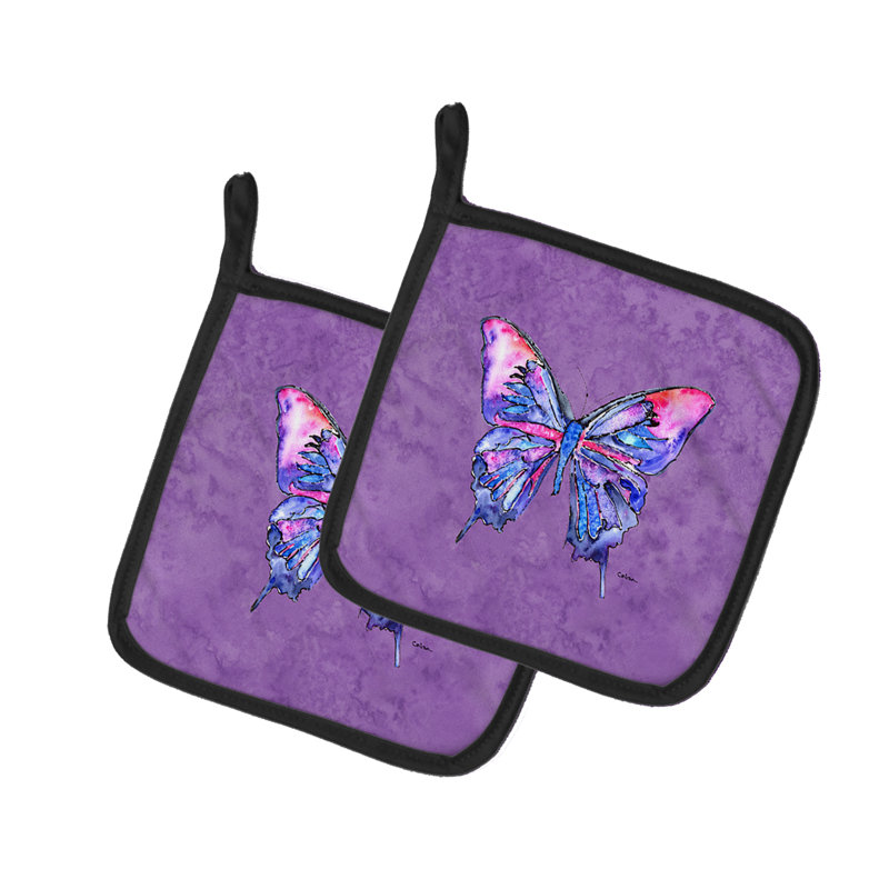 Poignée papillon, Mauve