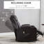 Fauteuil inclinable standard en similicuir de 37 po de largeur-1966349284