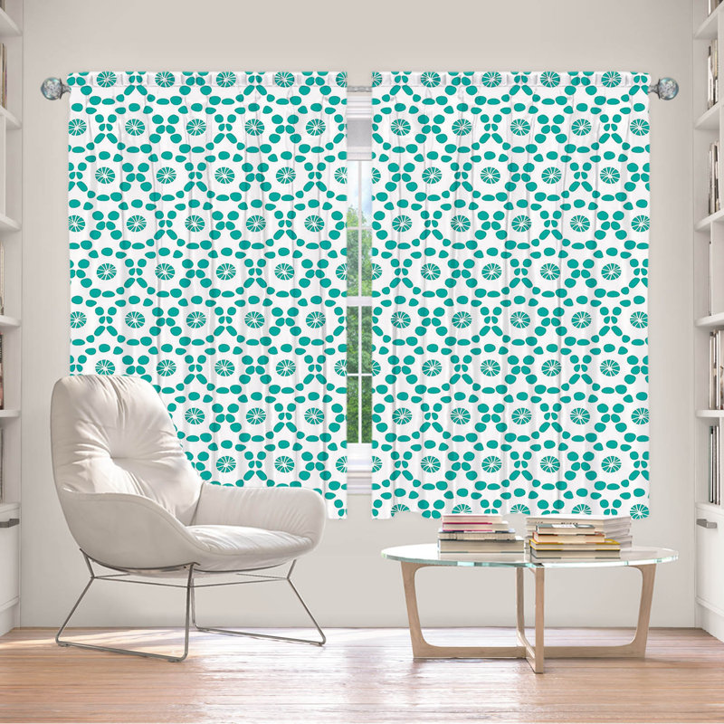 Paire de rideaux obscurcissant en polyester Galini, L 56 po x L 78 po