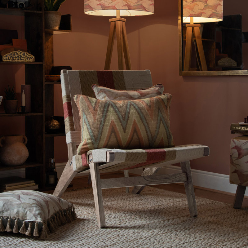 Ballari Upholstered Club Chair, Orange