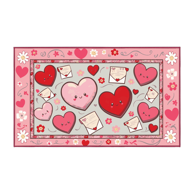 Tapis des fêtes de fin d'année The Holiday Aisle®, Rectangulaire 8 pi x 10 pi