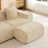 Modern Comfort Velvet Ottoman