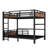 Metal Full XL Over Full XL Bunk Bed with Loft Conversion - Separable Into Loft and Single Bed, Raised Rail Guard-404145900-404145889