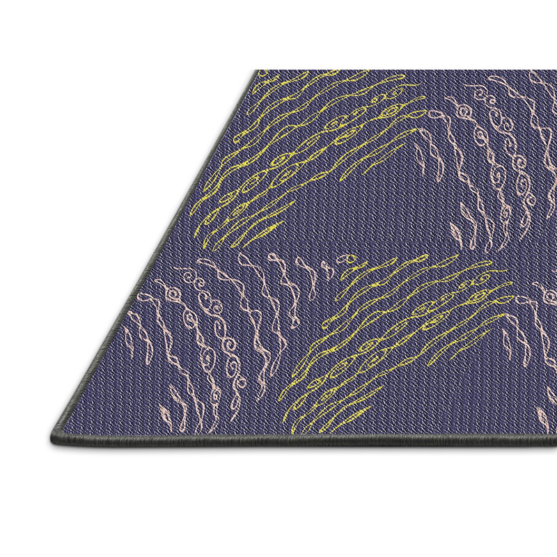 Tapis bleu royal, Rectangle 2 pi x 3 pi