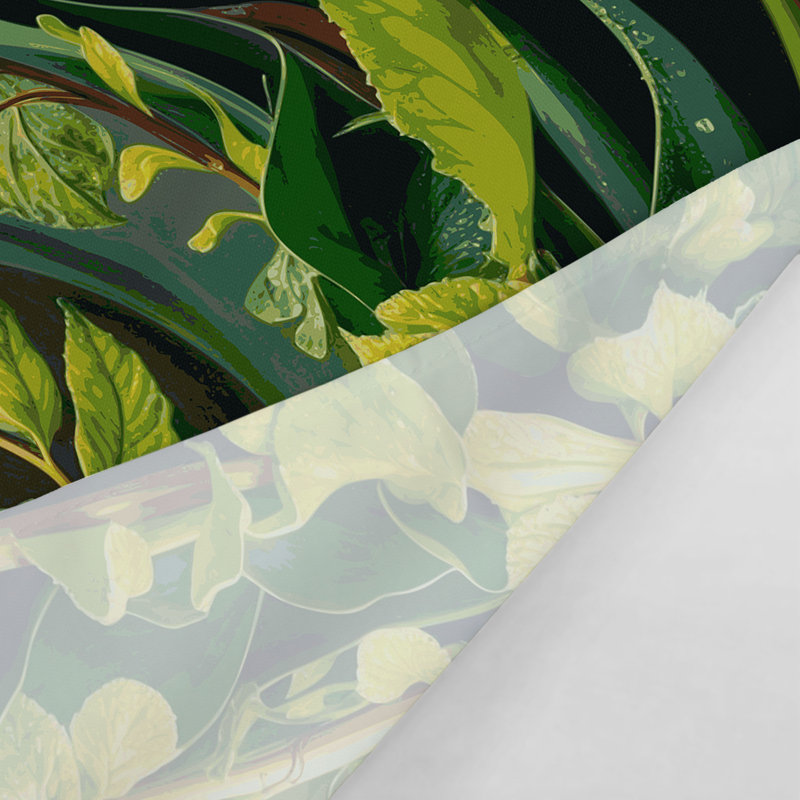 Tapisserie murale légumes et bois oseille, 51 po x 60 po