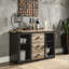 Buffet industriel en bois et métal