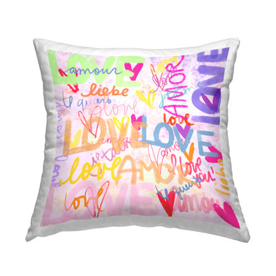 Housse et coussin décoratif en polyester / mélange de polyester Ashley Singleton