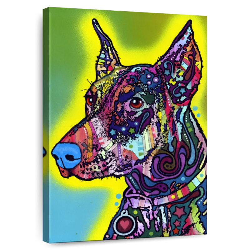 Brampt Colorful Doberman, 45" H x 30" W