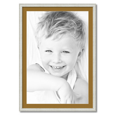 Wood Matte Picture Frame with Mat