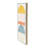 Modern Abstract Canvas in Blonde Finish Frame
